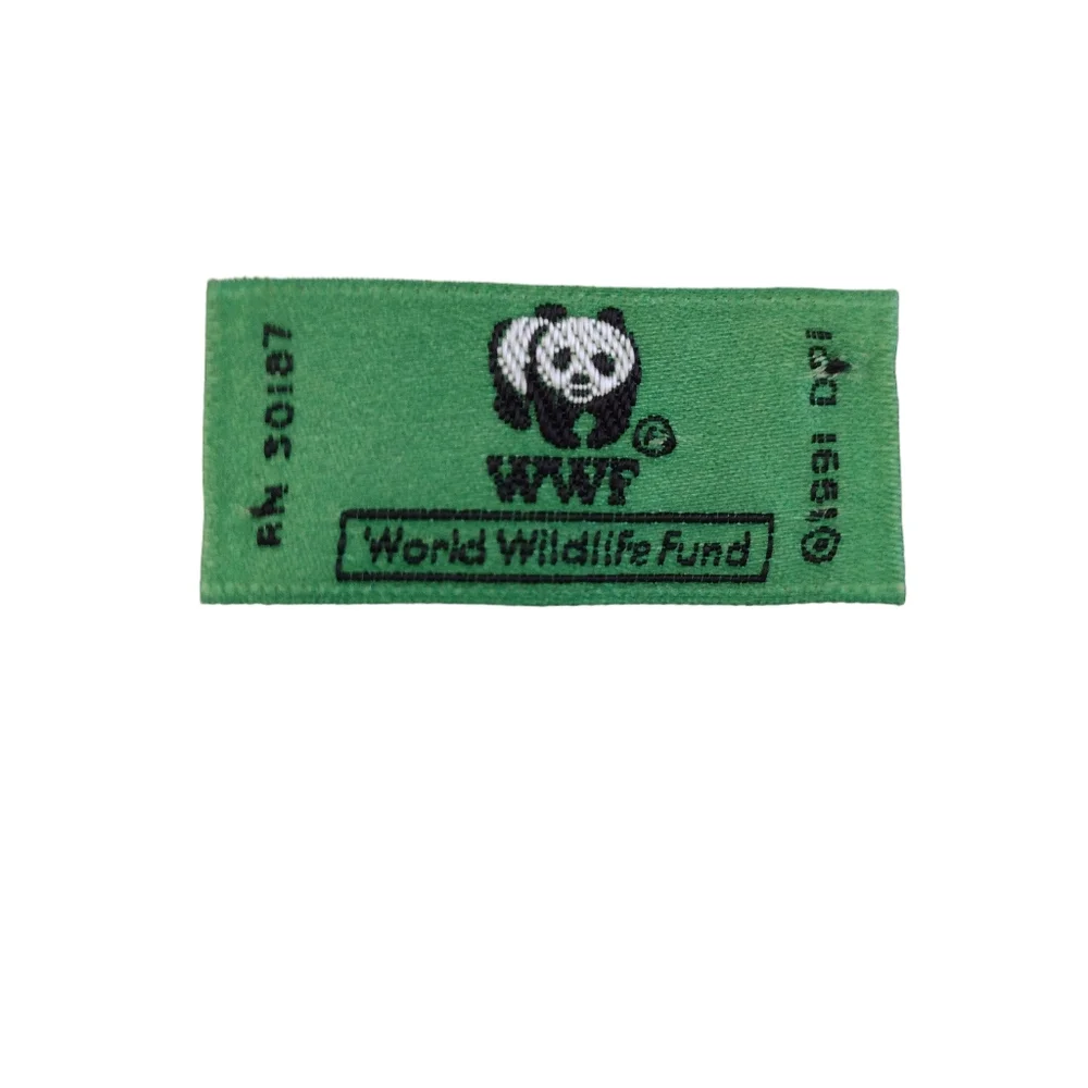 Tie. World Wildlife Fund Jaguar. Preloved. 100% silk made in USA - Picture 6 of 7